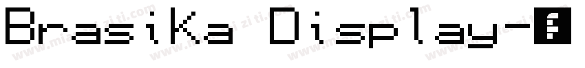 Brasika Display字体转换